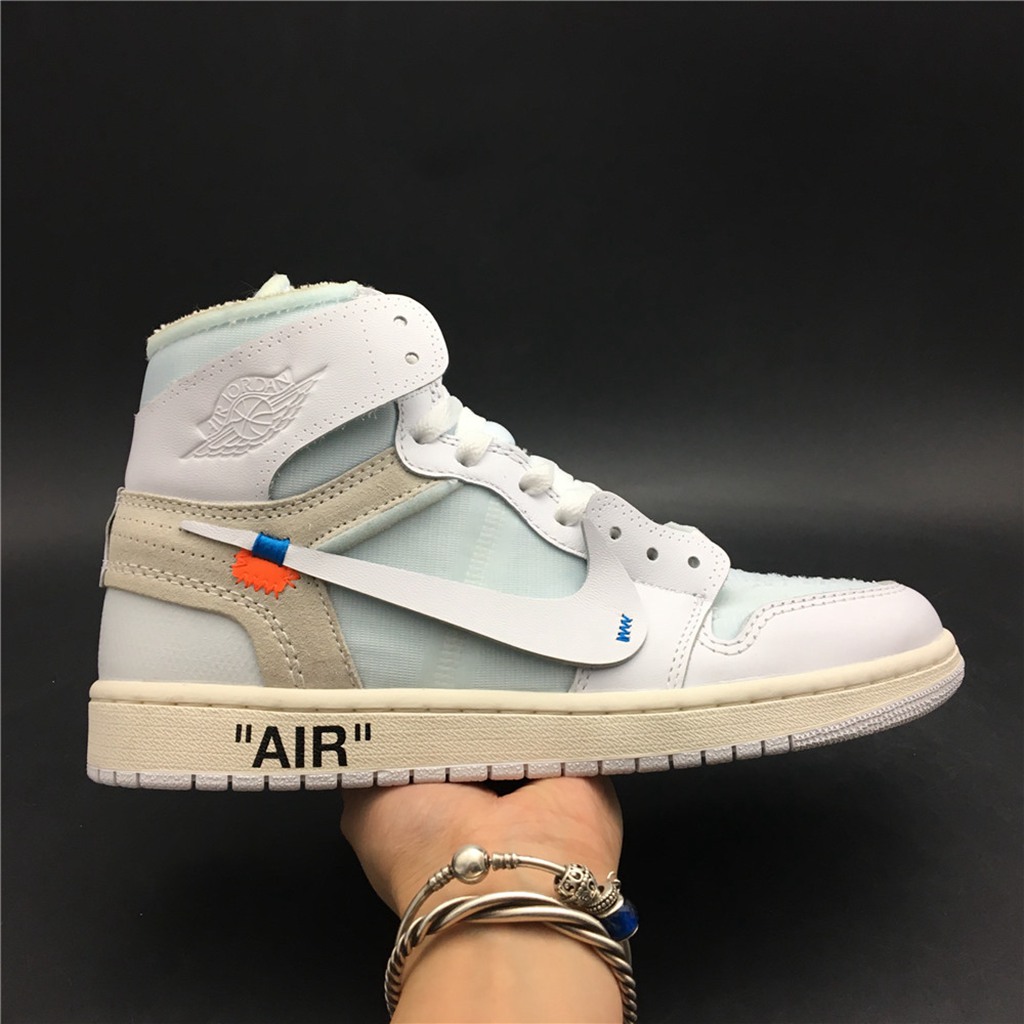 OFF-WHITE x Air Jordan 1 White AQ0818-100